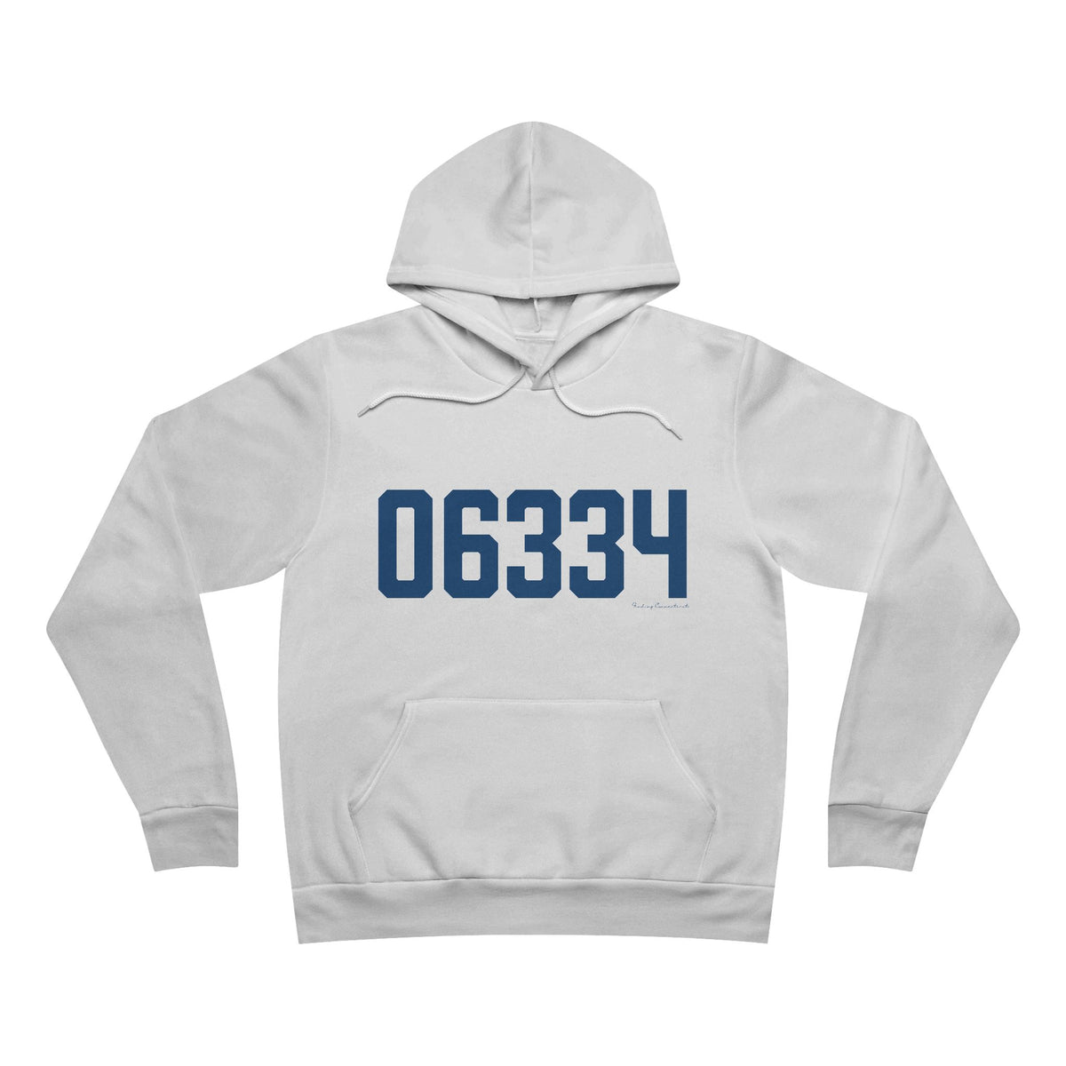 06334 Bozrah Connecticut Zip Code Unisex Sponge Fleece Pullover Hoodie