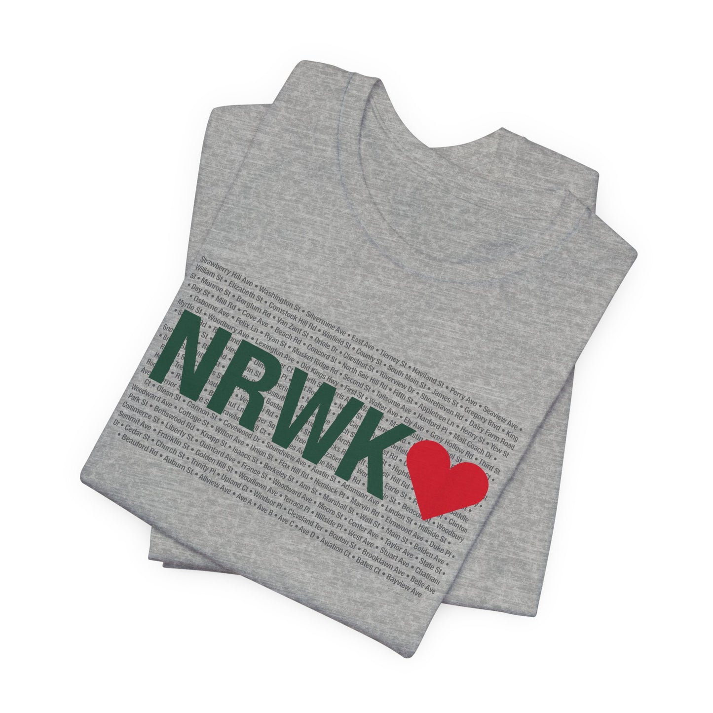 Norwalk Love Unisex Jersey Short Sleeve T-Shirt