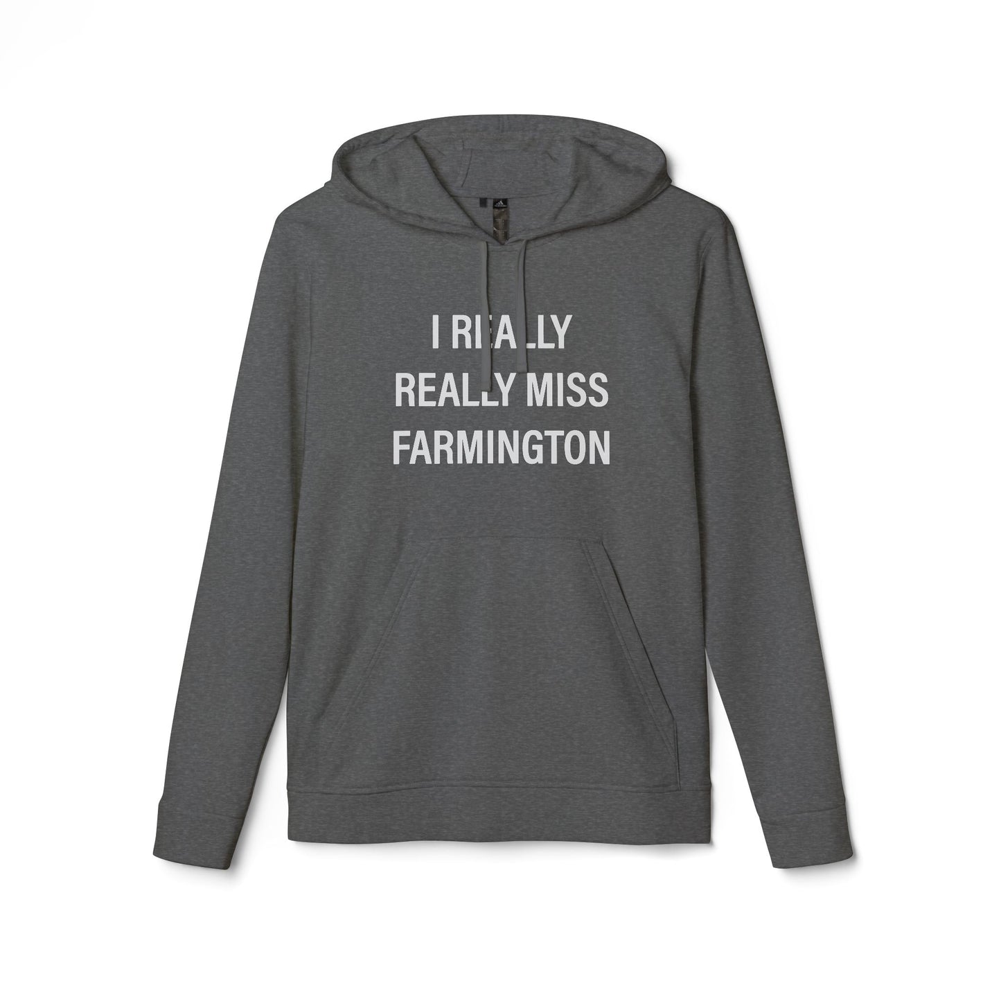 I Really Really Miss Farmington adidas Unisex Fleece Hoodie