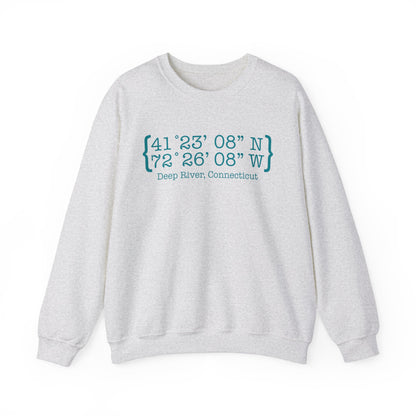 Deep River Coordinates  Unisex Heavy Blend™ Crewneck Sweatshirt