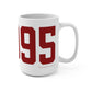 06095 Windsor Connecticut Zip Code Mug 15oz