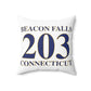 Beacon Falls 203 Connecticut Polyester Square Pillow