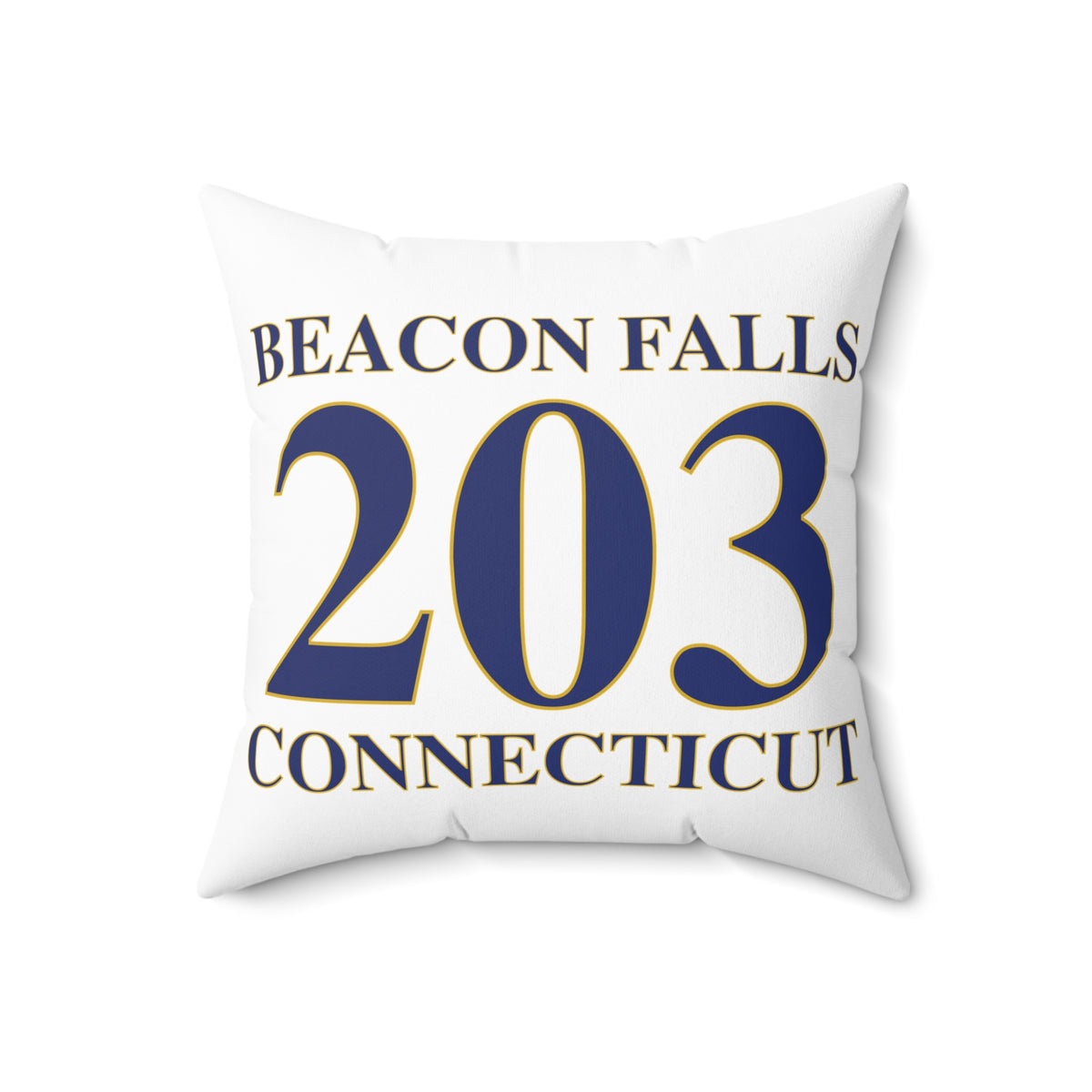 Beacon Falls 203 Connecticut Polyester Square Pillow