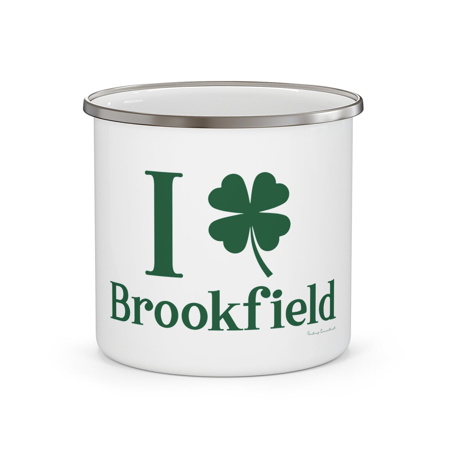 I Clover Brookfield Enamel Camping Mug