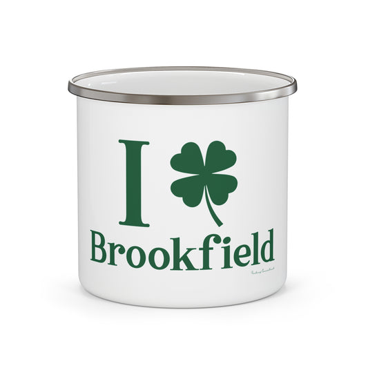 I Clover Brookfield Enamel Camping Mug