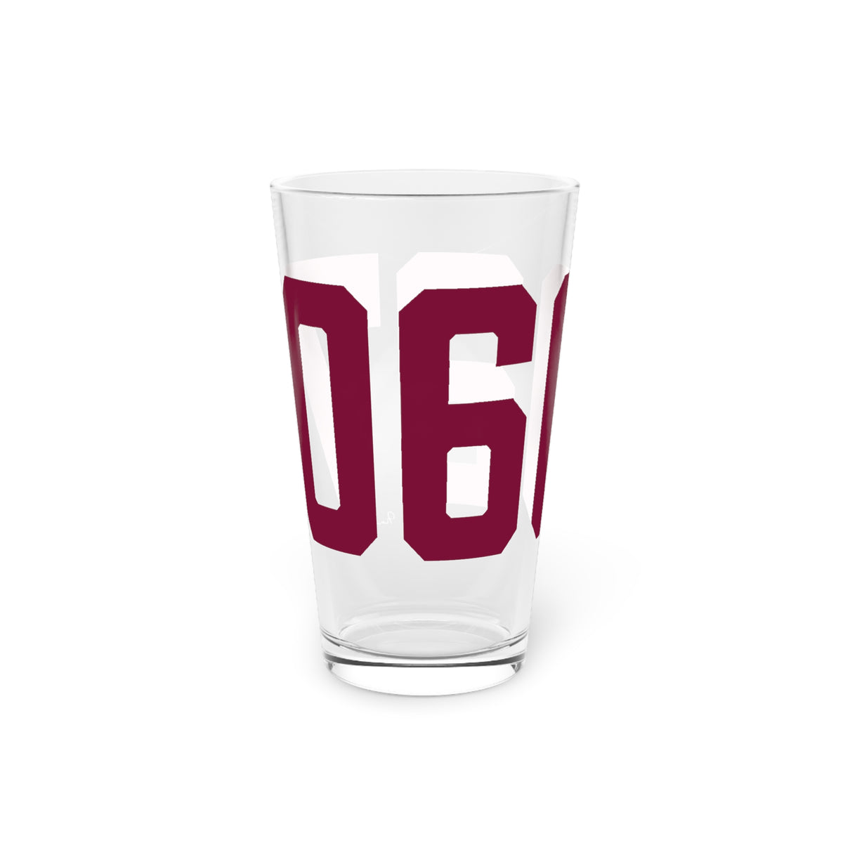 06027 Hartland Connecticut Zip Code Pint Glass, 16oz