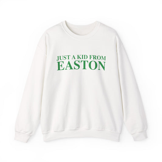 Just a kid from Easton Unisex Heavy Blend™ Crewneck Sweatshirt