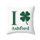 I Clover Ashford Spun Polyester Square Pillow