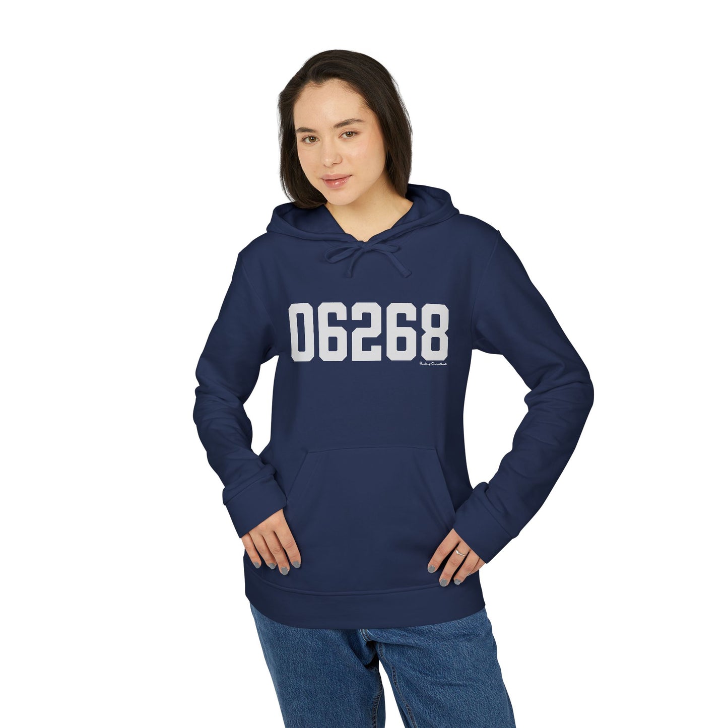 06268 - Mansfield Connecticut Zip Code adidas Unisex Fleece Hoodie