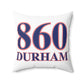 860 Durham Red, White & Blue  Spun Polyester Square Pillow
