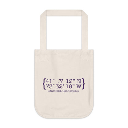 Stamford Coordinates Organic Canvas Tote Bag