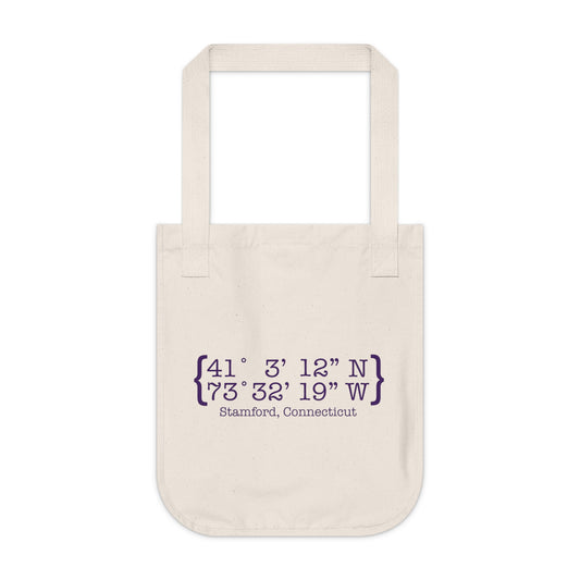 Stamford Coordinates Organic Canvas Tote Bag