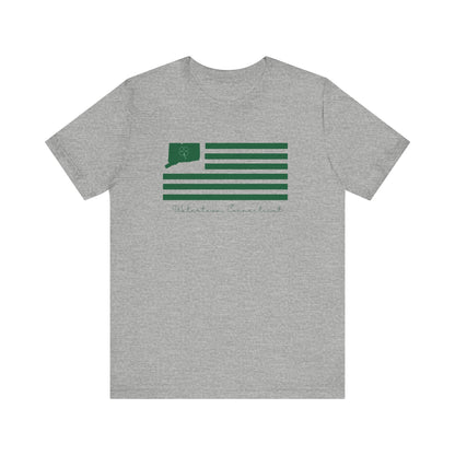 Watertown Connecticut St Patrick’s Day Flag Unisex Jersey Short Sleeve T-Shirt