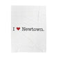 I Heart Newtown. Velveteen Plush Blanket