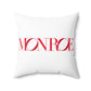 41 Tilt Monroe Spun Polyester Square Pillow