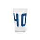 06334 Bozrah Connecticut Zip Code Pint Glass, 16oz