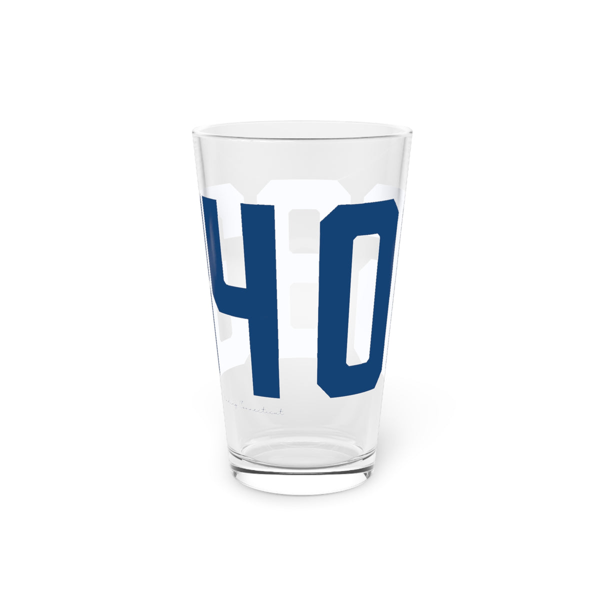 06334 Bozrah Connecticut Zip Code Pint Glass, 16oz