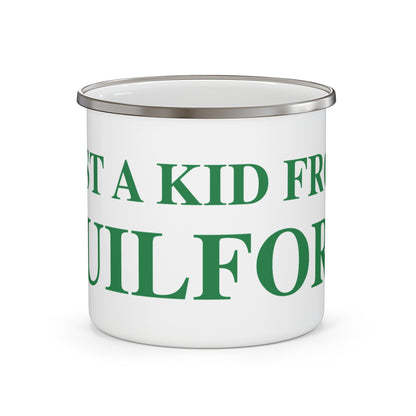 Just a kid from Guilford Enamel Camping Mug