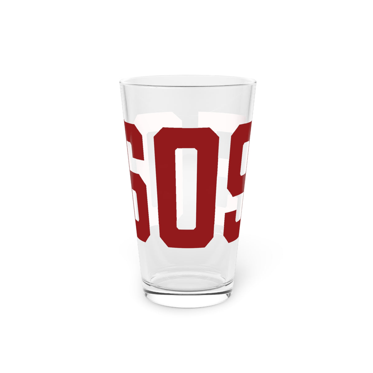 06095 Windsor Connecticut Zip Code Pint Glass, 16oz