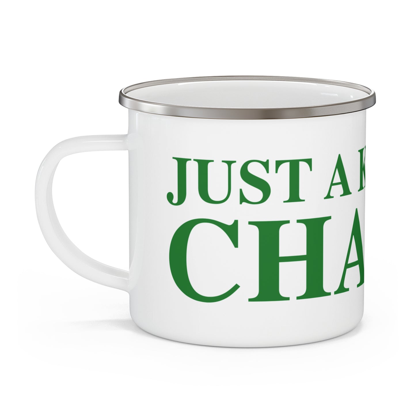 Just a kid from Chaplin Enamel Camping Mug