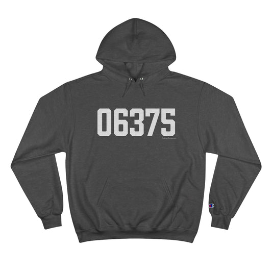 06375 - New London Connecticut Zip Code - Champion Hoodie