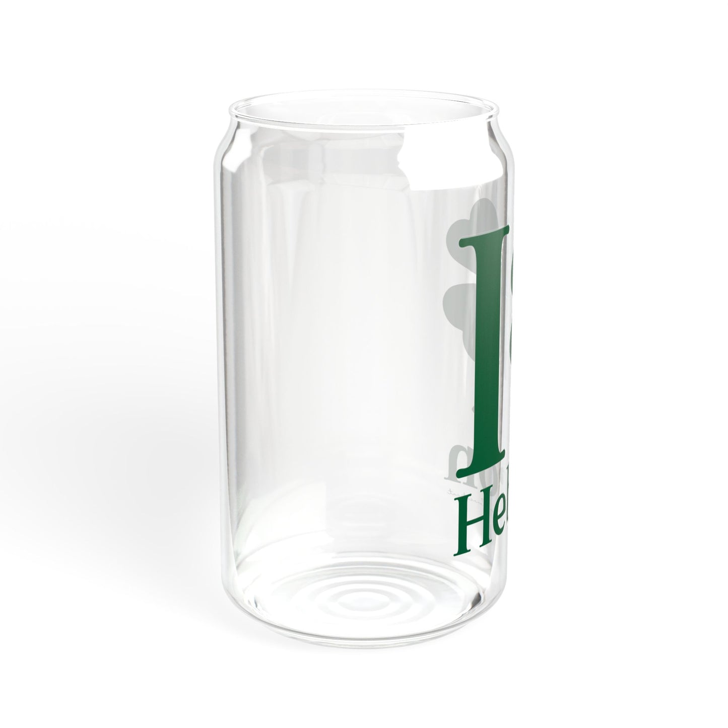 I Clover Hebron Sipper Glass, 16oz