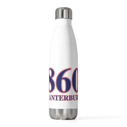 860 Canterbury Red, White & Blue 20oz Insulated Bottle