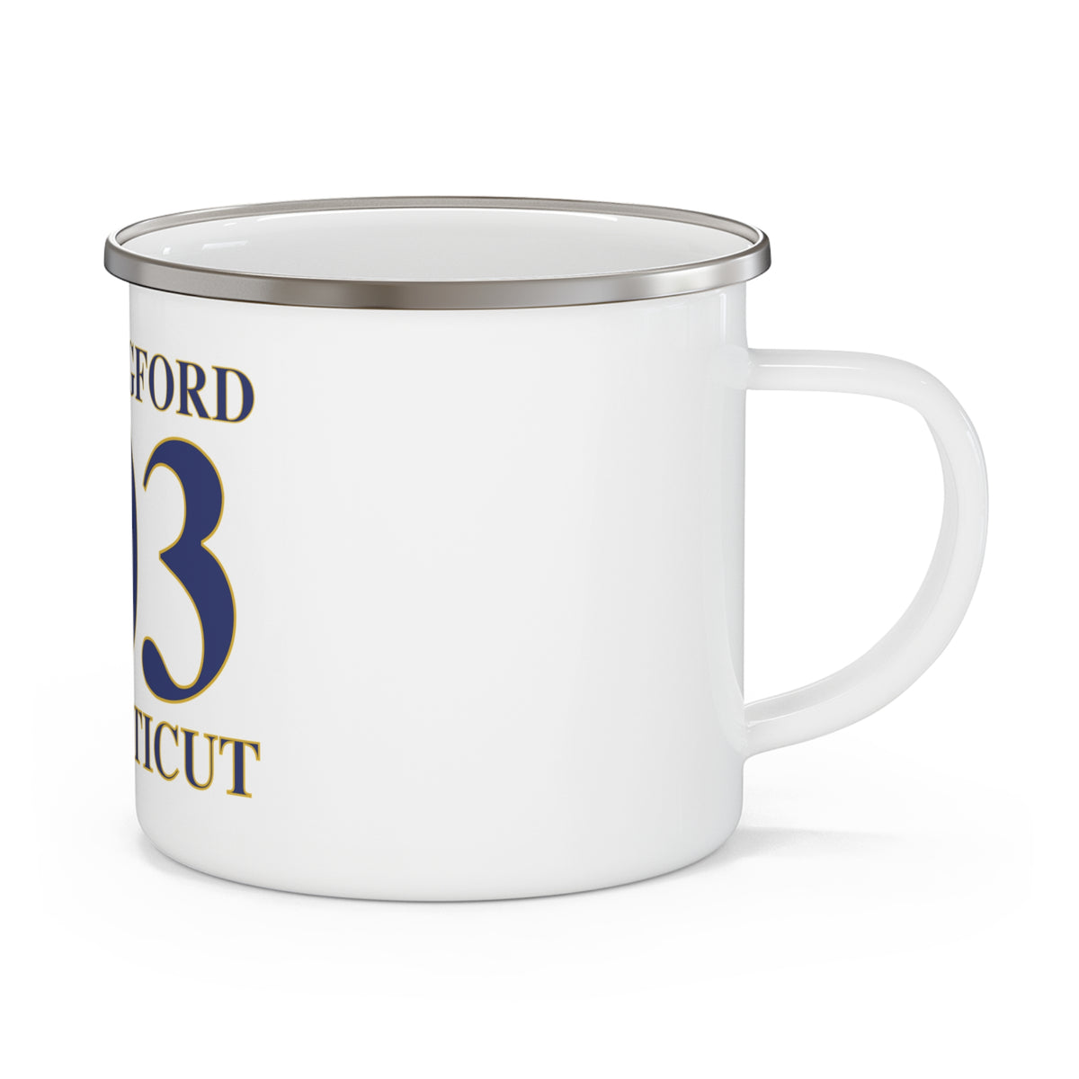 Wallingford 203 Connecticut Enamel Camping Mug