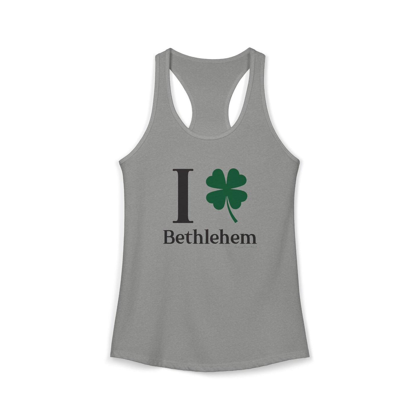 I Clover Bethlehem Women's Ideal Racerback Tank Top