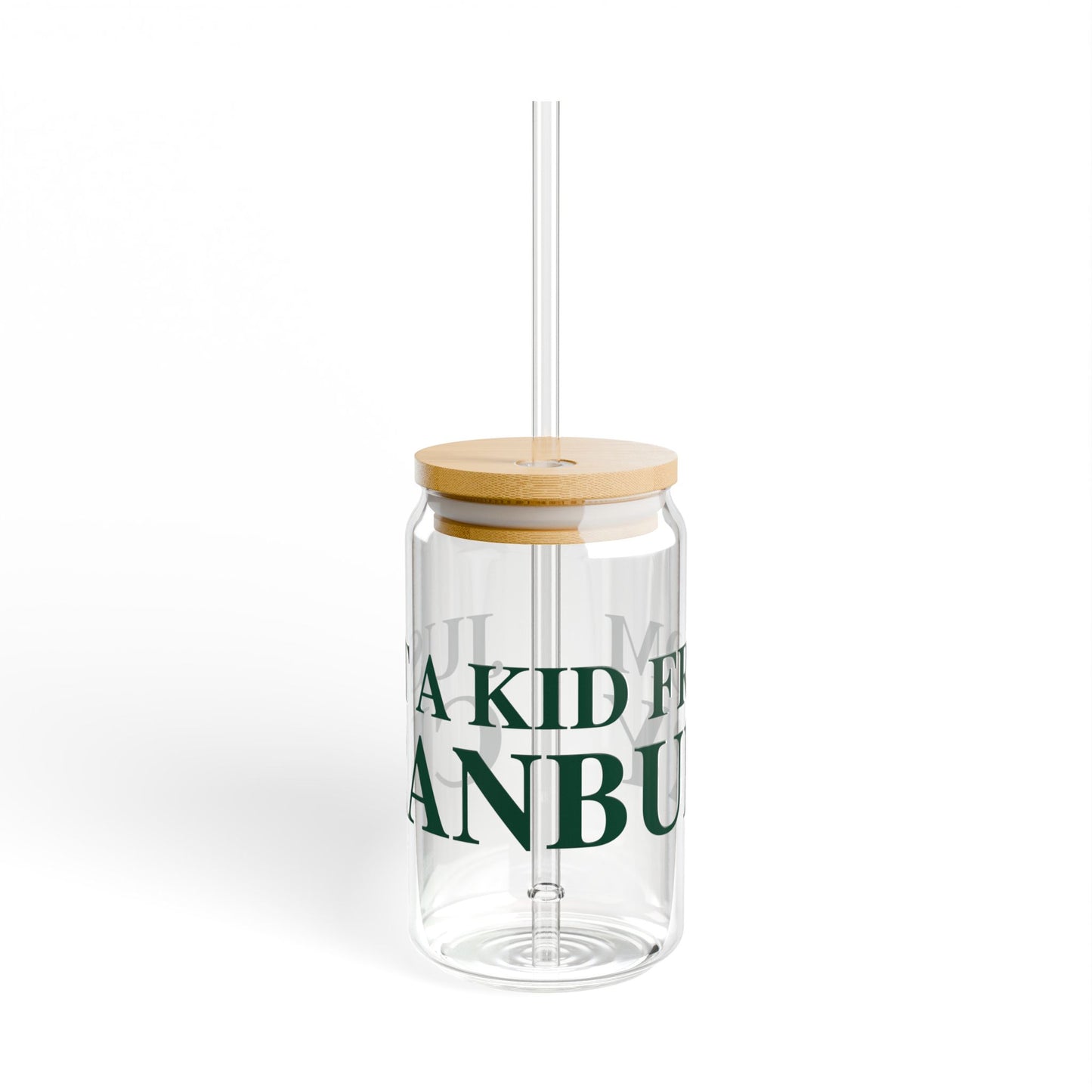 Just a kid from Cranbury Sipper Glass, 16oz