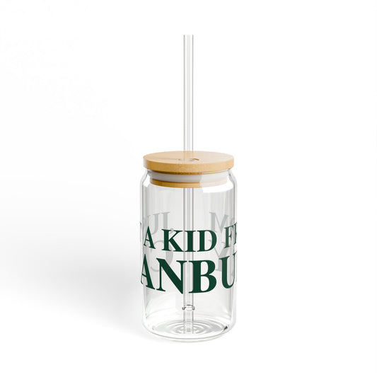 Just a kid from Cranbury Sipper Glass, 16oz
