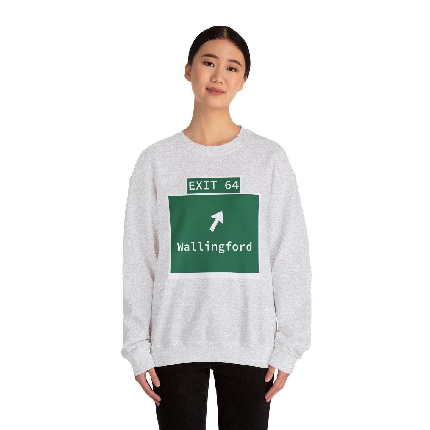 Vintage WCP Exit 64 Sign Unisex Heavy Blend™ Crewneck Sweatshirt