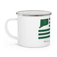 Hebron Connecticut St. Patrick’s Day Flag Enamel Camping Mug