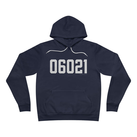 06021 Colebrook CT Zip Code Unisex Sponge Fleece Pullover Hoodie