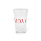 41 Tilt New Canaan Pint Glass, 16oz