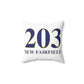 203 New Fairfield  Spun Polyester Square Pillow