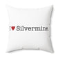 I Heart Silvermine. Spun Polyester Square Pillow