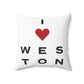 Weston Vision Spun Polyester Square Pillow