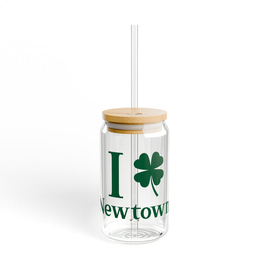 I Clover Newtown Sipper Glass, 16oz
