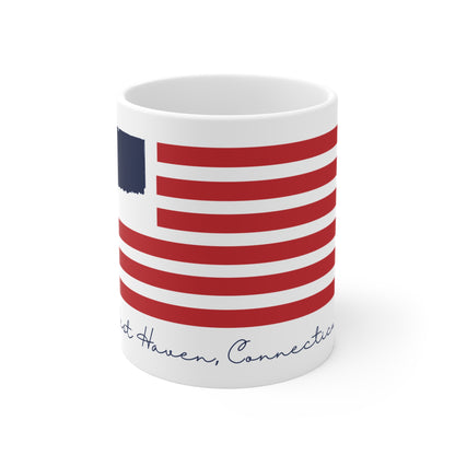 West Haven Connecticut Flag Mug 11oz