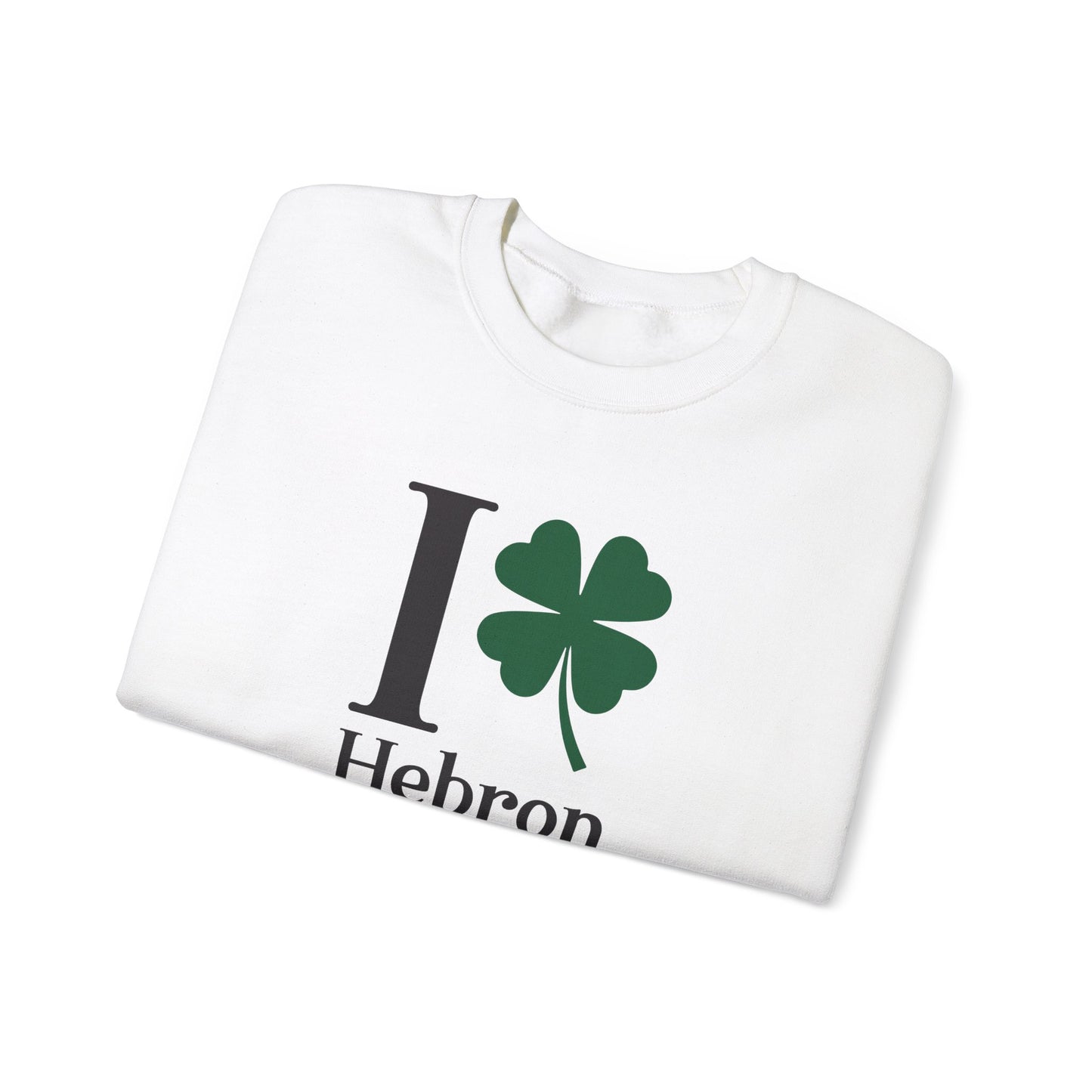 I Clover Hebron Unisex Heavy Blend™ Crewneck Sweatshirt