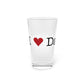 I Heart Danbury. Pint Glass, 16oz