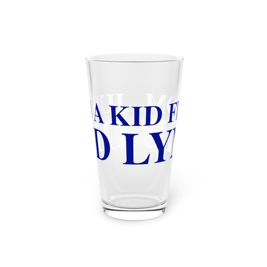 Just a kid from Old Lyme Pint Glass, 16oz