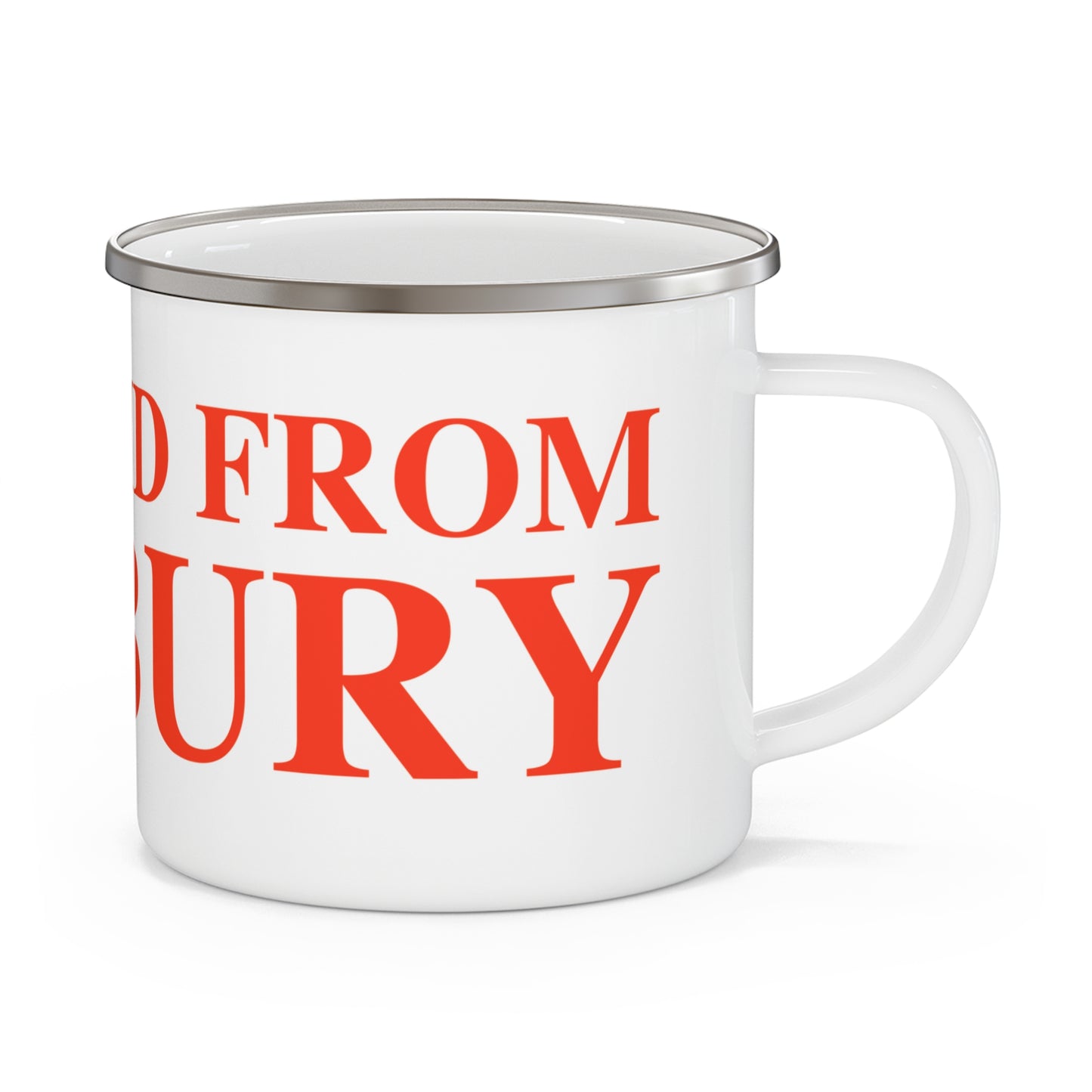 Just a kid from Danbury Enamel Camping Mug