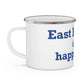 East Haddam is My Happy Place Enamel Camping Mug