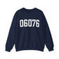 06076 Union CT Zip Code Unisex Heavy Blend™ Crewneck Sweatshirt