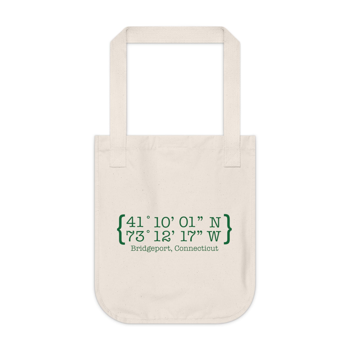 Bridgeport Coordinates Organic Canvas Tote Bag