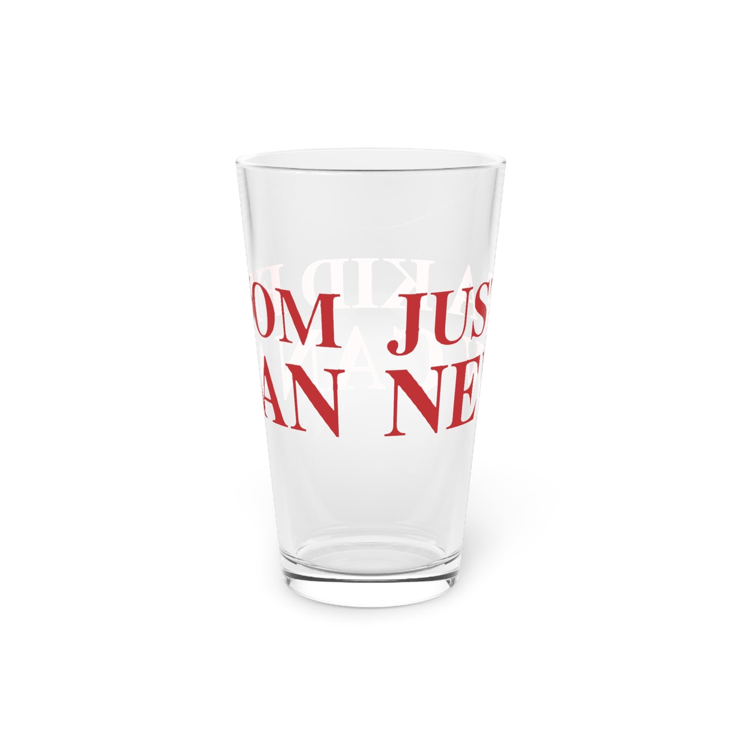 Just a kid from New Canaan Pint Glass, 16oz