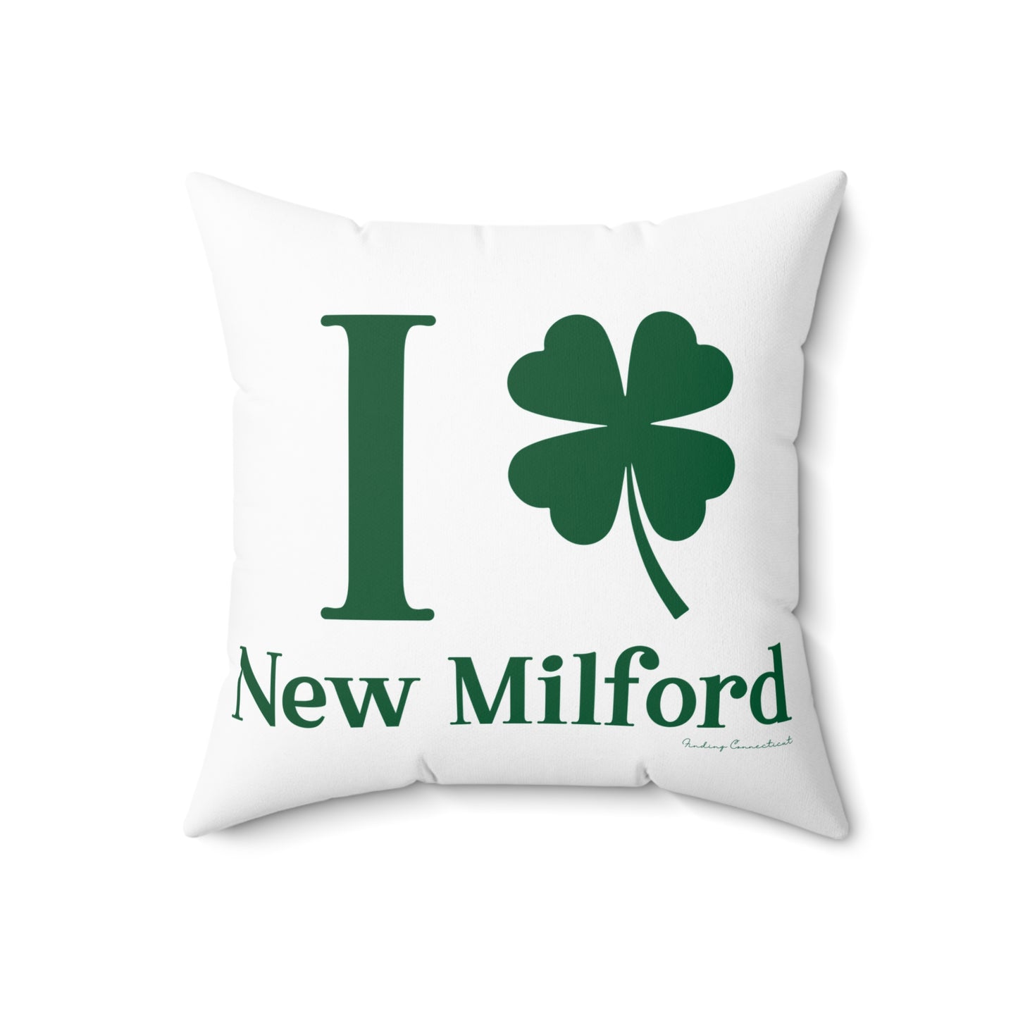 I Clover New Milford Spun Polyester Square Pillow