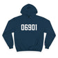 06901 Stamford Connecticut Zip Code Champion Hoodie Sweatshirt